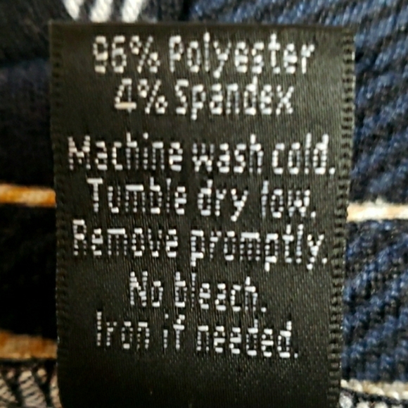 Lildy Button Sleeve Tunic Plaid Blue and Cream, Size  S-M - Picture 16 of 16